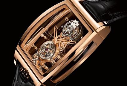 Tourbouillon تطلق ساعة Corum Golden Bridge